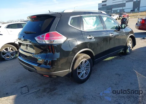 2014 Nissan Rogue Sv z USA, uszkodzony, nr VIN 5N1AT2MT2EC820254